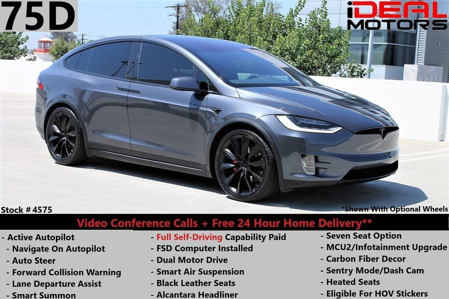 Used Tesla Model x 75D Sport Utility 4D 2018 | Ideal Motors. Costa Mesa, California