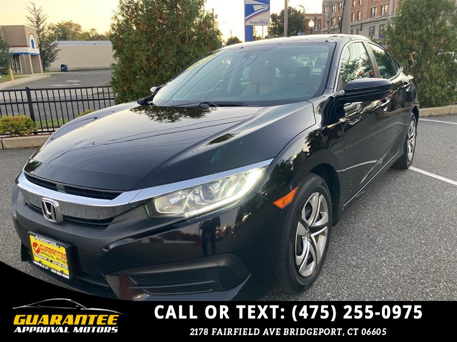 Used Honda Civic LX 4dr Sedan CVT 2018 | Guarantee Approval Motors. Bridgeport, Connecticut