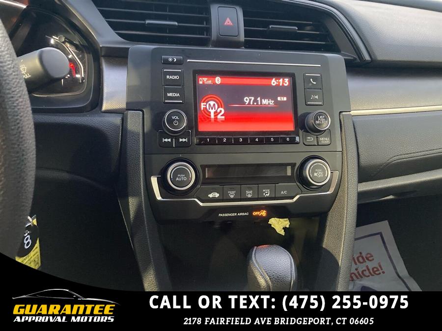Used Honda Civic LX 4dr Sedan CVT 2018 | Guarantee Approval Motors. Bridgeport, Connecticut Used Honda Civic LX 4dr Sedan CVT 2018 | Guarantee Approval Motors. Bridgeport, Connecticut