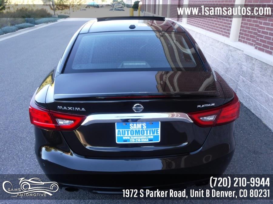 2016 Nissan Maxima 4dr Sdn 3.5 Platinum, available for sale in Denver, Colorado | Sam's Automotive. Denver, Colorado 2016 Nissan Maxima 4dr Sdn 3.5 Platinum, available for sale in Denver, Colorado | Sam's Automotive. Denver, Colorado