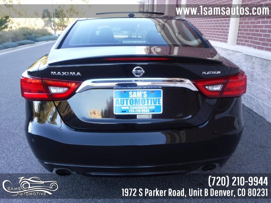 2016 Nissan Maxima 4dr Sdn 3.5 Platinum, available for sale in Denver, Colorado | Sam's Automotive. Denver, Colorado 2016 Nissan Maxima 4dr Sdn 3.5 Platinum, available for sale in Denver, Colorado | Sam's Automotive. Denver, Colorado