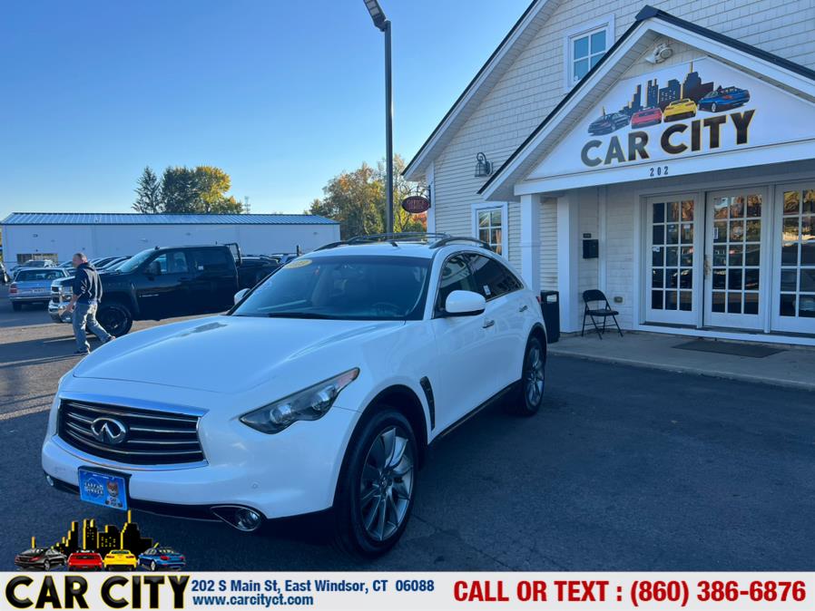 2013 INFINITI FX37 AWD 4dr, available for sale in East Windsor, Connecticut | Car City LLC. East Windsor, Connecticut