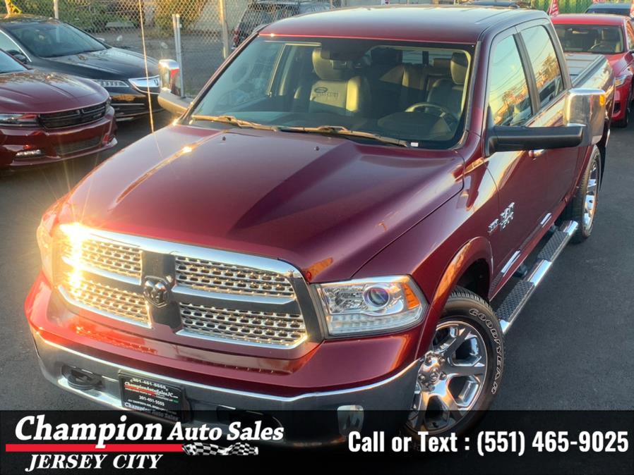 2016 Ram 1500 4WD Crew Cab 140.5" Laramie, available for sale in Jersey City, New Jersey | Champion Auto Sales. Jersey City, New Jersey 2016 Ram 1500 4WD Crew Cab 140.5" Laramie, available for sale in Jersey City, New Jersey | Champion Auto Sales. Jersey City, New Jersey