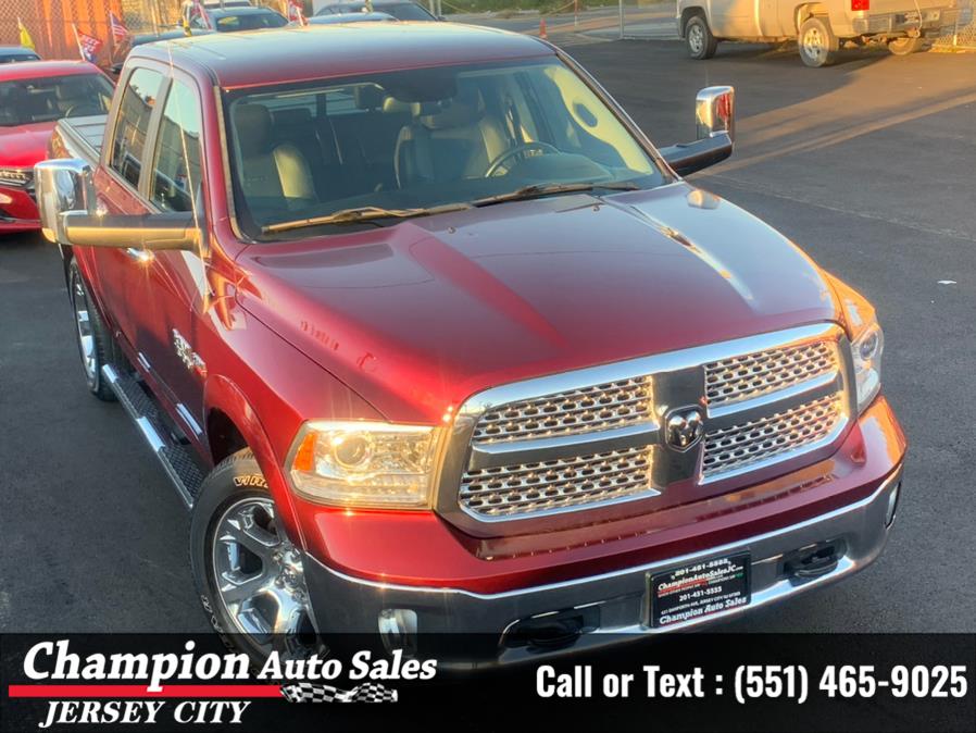 2016 Ram 1500 4WD Crew Cab 140.5" Laramie, available for sale in Jersey City, New Jersey | Champion Auto Sales. Jersey City, New Jersey 2016 Ram 1500 4WD Crew Cab 140.5" Laramie, available for sale in Jersey City, New Jersey | Champion Auto Sales. Jersey City, New Jersey