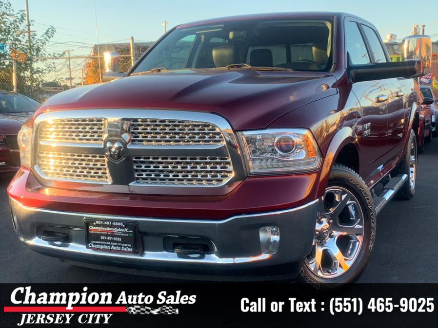 2016 Ram 1500 4WD Crew Cab 140.5" Laramie, available for sale in Jersey City, New Jersey | Champion Auto Sales. Jersey City, New Jersey 2016 Ram 1500 4WD Crew Cab 140.5" Laramie, available for sale in Jersey City, New Jersey | Champion Auto Sales. Jersey City, New Jersey