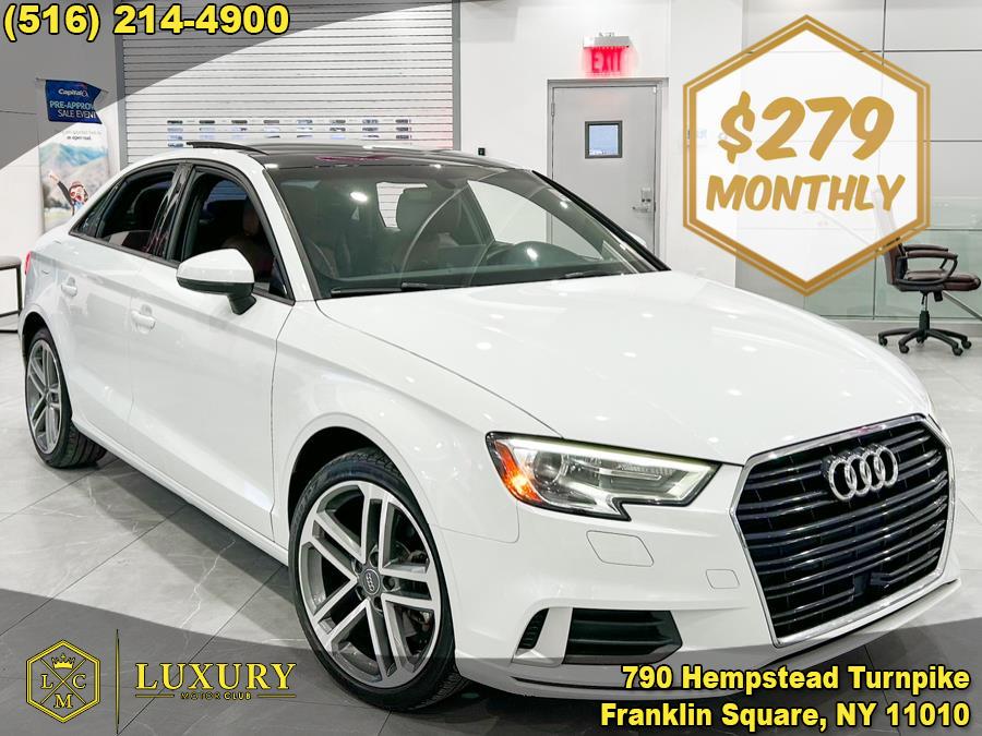 2017 Audi A3 Sedan 2.0 TFSI Premium FWD, available for sale in Franklin Square, New York | Luxury Motor Club. Franklin Square, New York