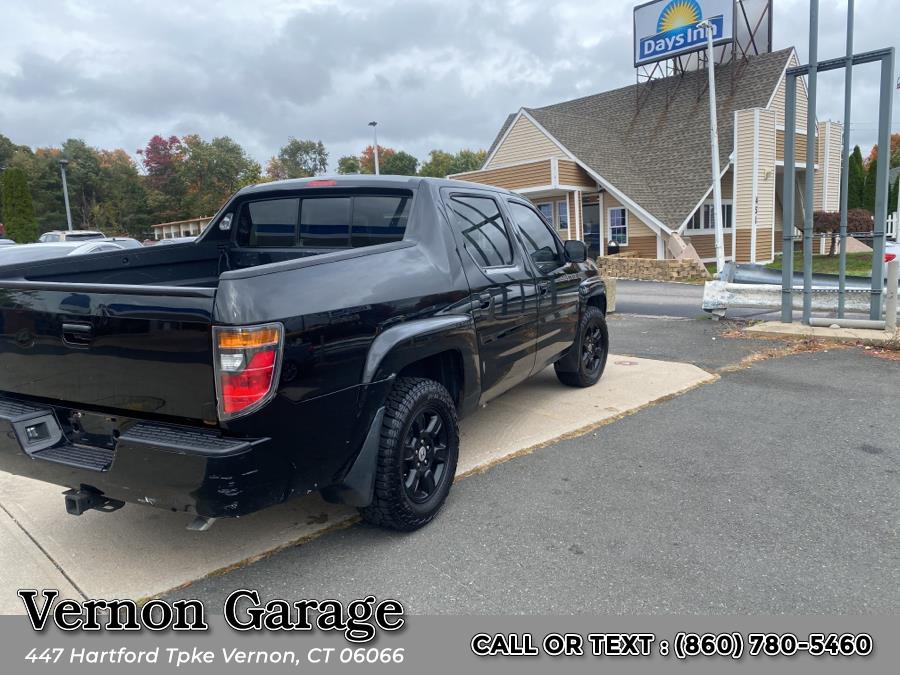 2007 Honda Ridgeline 4WD Crew Cab RTL w/Leather & Navi, available for sale in Vernon, Connecticut | Vernon Garage LLC. Vernon, Connecticut 2007 Honda Ridgeline 4WD Crew Cab RTL w/Leather & Navi, available for sale in Vernon, Connecticut | Vernon Garage LLC. Vernon, Connecticut