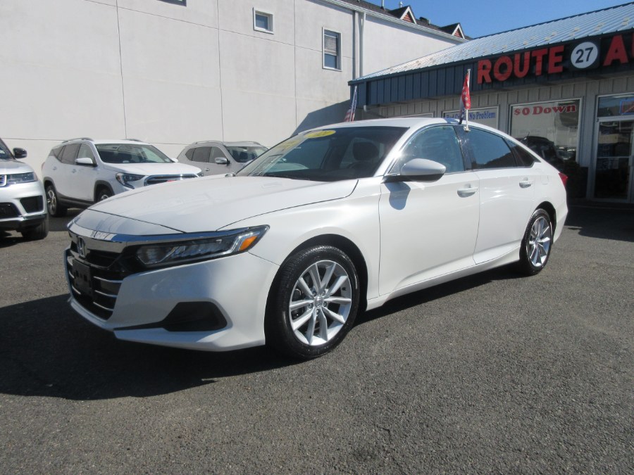 2021 Honda Accord Sedan LX 1.5T CVT, available for sale in Linden, New Jersey | Route 27 Auto Mall. Linden, New Jersey 2021 Honda Accord Sedan LX 1.5T CVT, available for sale in Linden, New Jersey | Route 27 Auto Mall. Linden, New Jersey