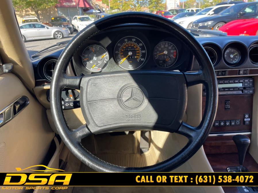 1989 Mercedes-Benz 560 Series 2dr Coupe 560SL Roadster, available for sale in Commack, New York | DSA Motor Sports Corp. Commack, New York 1989 Mercedes-Benz 560 Series 2dr Coupe 560SL Roadster, available for sale in Commack, New York | DSA Motor Sports Corp. Commack, New York