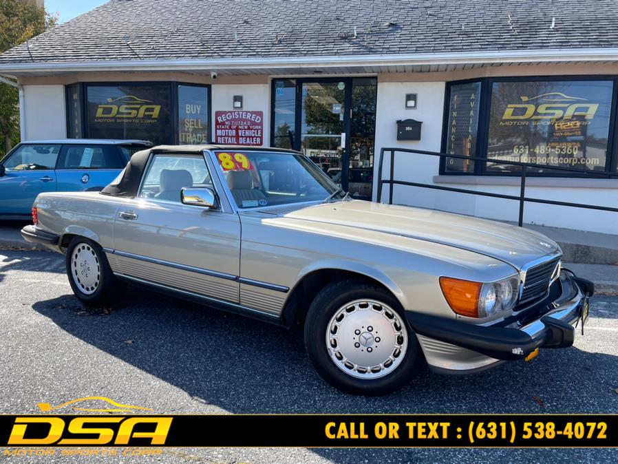 1989 Mercedes-Benz 560 Series 2dr Coupe 560SL Roadster, available for sale in Commack, New York | DSA Motor Sports Corp. Commack, New York