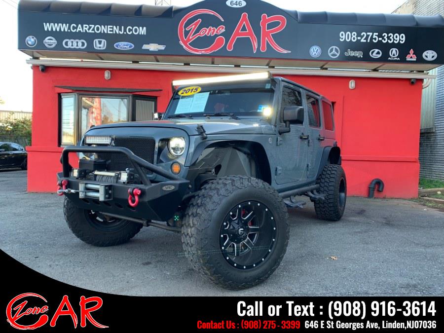 Used Jeep Wrangler Unlimited 4WD 4dr Sahara 2015 | Car Zone. Linden, New Jersey