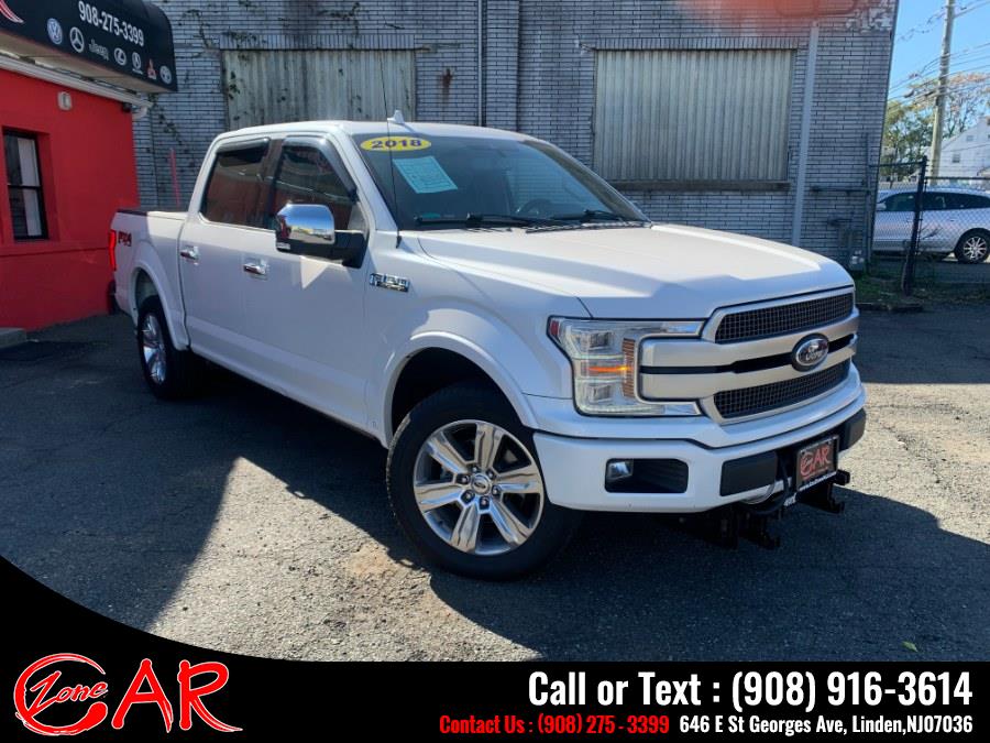 2018 Ford F-150 Platinum 4WD SuperCrew 5.5'' Box, available for sale in Linden, New Jersey | Car Zone. Linden, New Jersey 2018 Ford F-150 Platinum 4WD SuperCrew 5.5'' Box, available for sale in Linden, New Jersey | Car Zone. Linden, New Jersey
