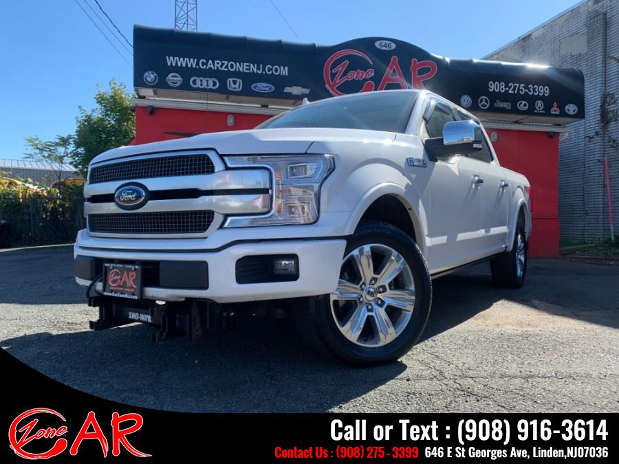 2018 Ford F-150 Platinum 4WD SuperCrew 5.5'' Box, available for sale in Linden, New Jersey | Car Zone. Linden, New Jersey 2018 Ford F-150 Platinum 4WD SuperCrew 5.5'' Box, available for sale in Linden, New Jersey | Car Zone. Linden, New Jersey