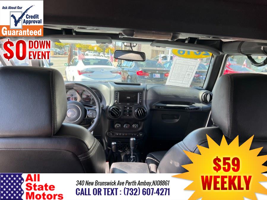 2016 Jeep Wrangler Unlimited 4WD 4dr Sahara, available for sale in Perth Amboy, New Jersey | All State Motor Inc. Perth Amboy, New Jersey 2016 Jeep Wrangler Unlimited 4WD 4dr Sahara, available for sale in Perth Amboy, New Jersey | All State Motor Inc. Perth Amboy, New Jersey