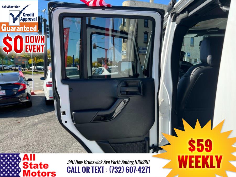 2016 Jeep Wrangler Unlimited 4WD 4dr Sahara, available for sale in Perth Amboy, New Jersey | All State Motor Inc. Perth Amboy, New Jersey 2016 Jeep Wrangler Unlimited 4WD 4dr Sahara, available for sale in Perth Amboy, New Jersey | All State Motor Inc. Perth Amboy, New Jersey