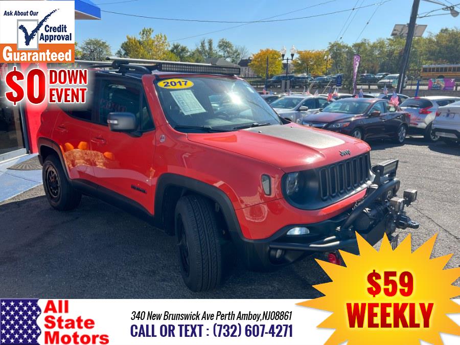 Used Jeep Renegade Trailhawk 4x4 2017 | All State Motor Inc. Perth Amboy, New Jersey Used Jeep Renegade Trailhawk 4x4 2017 | All State Motor Inc. Perth Amboy, New Jersey