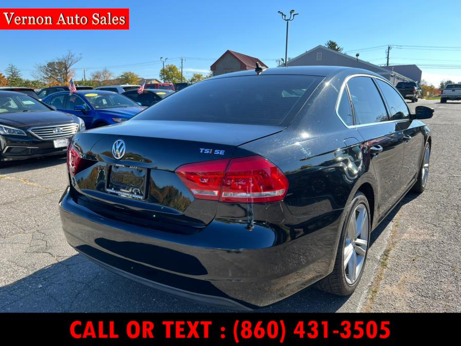2014 Volkswagen Passat 4dr Sdn 1.8T Auto SE w/Sunroof PZEV, available for sale in Manchester, Connecticut | Vernon Auto Sale & Service. Manchester, Connecticut 2014 Volkswagen Passat 4dr Sdn 1.8T Auto SE w/Sunroof PZEV, available for sale in Manchester, Connecticut | Vernon Auto Sale & Service. Manchester, Connecticut