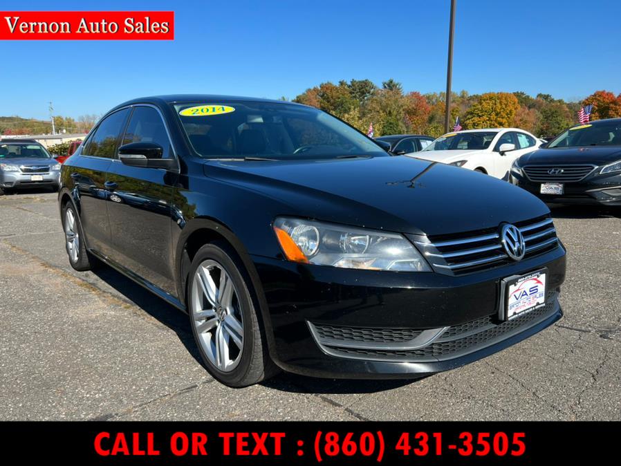 2014 Volkswagen Passat 4dr Sdn 1.8T Auto SE w/Sunroof PZEV, available for sale in Manchester, Connecticut | Vernon Auto Sale & Service. Manchester, Connecticut 2014 Volkswagen Passat 4dr Sdn 1.8T Auto SE w/Sunroof PZEV, available for sale in Manchester, Connecticut | Vernon Auto Sale & Service. Manchester, Connecticut