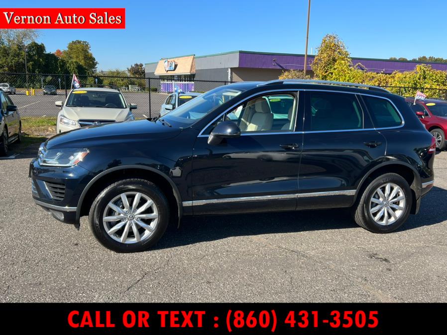 Used Volkswagen Touareg 4dr V6 Sport w/Technology 2016 | Vernon Auto Sale & Service. Manchester, Connecticut Used Volkswagen Touareg 4dr V6 Sport w/Technology 2016 | Vernon Auto Sale & Service. Manchester, Connecticut
