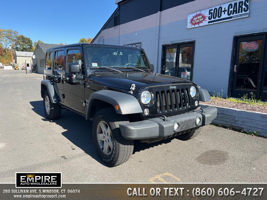 2015 Jeep Wrangler Unlimited 4WD 4dr Sport, available for sale in S.Windsor, Connecticut | Empire Auto Wholesalers. S.Windsor, Connecticut 2015 Jeep Wrangler Unlimited 4WD 4dr Sport, available for sale in S.Windsor, Connecticut | Empire Auto Wholesalers. S.Windsor, Connecticut