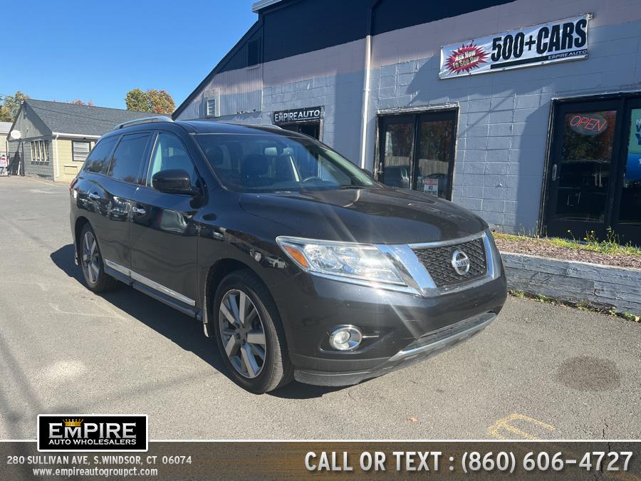 2016 Nissan Pathfinder PLATINUM, available for sale in S.Windsor, Connecticut | Empire Auto Wholesalers. S.Windsor, Connecticut 2016 Nissan Pathfinder PLATINUM, available for sale in S.Windsor, Connecticut | Empire Auto Wholesalers. S.Windsor, Connecticut