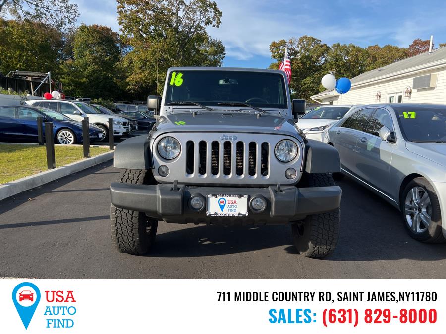 2016 Jeep Wrangler Unlimited 4WD 4dr Sport, available for sale in Saint James, New York | USA Auto Find. Saint James, New York 2016 Jeep Wrangler Unlimited 4WD 4dr Sport, available for sale in Saint James, New York | USA Auto Find. Saint James, New York