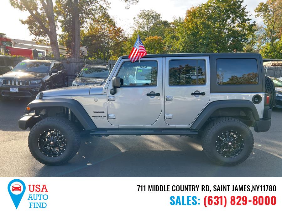2016 Jeep Wrangler Unlimited 4WD 4dr Sport, available for sale in Saint James, New York | USA Auto Find. Saint James, New York 2016 Jeep Wrangler Unlimited 4WD 4dr Sport, available for sale in Saint James, New York | USA Auto Find. Saint James, New York