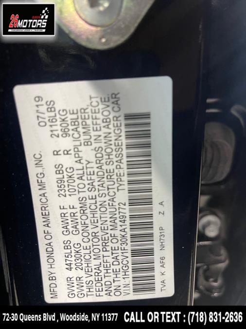 Used Honda Accord Sedan Sport 1.5T CVT 2019 | 26 Motors Queens. Woodside, New York Used Honda Accord Sedan Sport 1.5T CVT 2019 | 26 Motors Queens. Woodside, New York