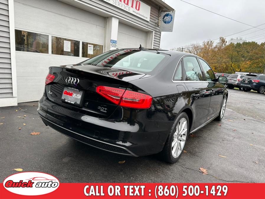 Used Audi A4 4dr Sdn Auto quattro 2.0T Premium Plus 2014 | Quick Auto LLC. Bristol, Connecticut Used Audi A4 4dr Sdn Auto quattro 2.0T Premium Plus 2014 | Quick Auto LLC. Bristol, Connecticut