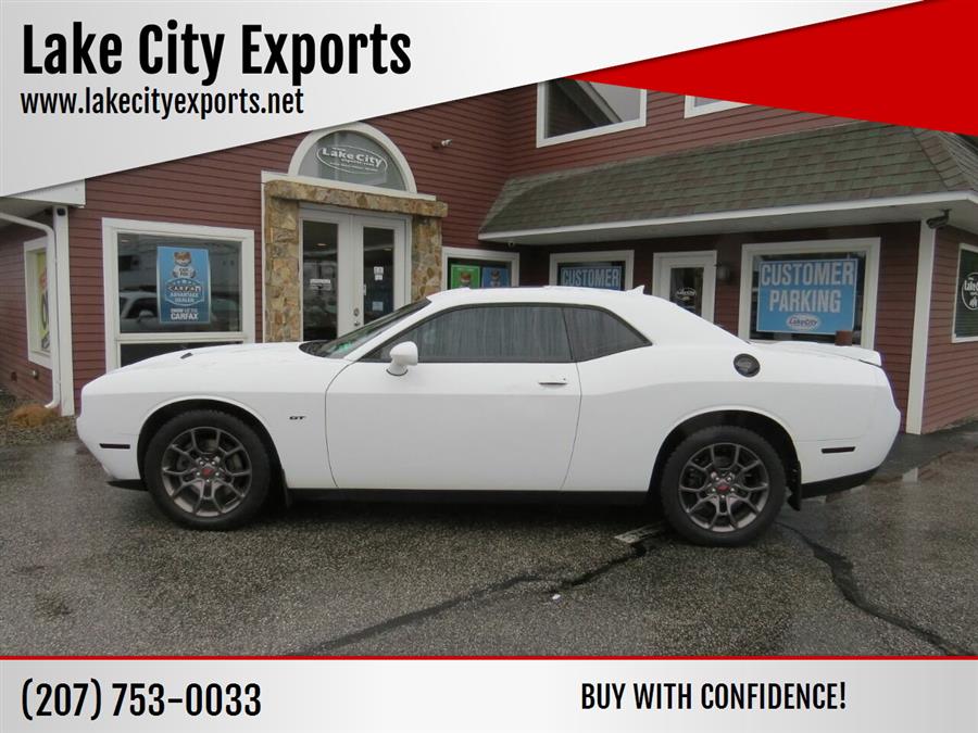 Used Dodge Challenger GT AWD 2dr Coupe 2018 | Lake City Exports Inc. Auburn, Maine Used Dodge Challenger GT AWD 2dr Coupe 2018 | Lake City Exports Inc. Auburn, Maine