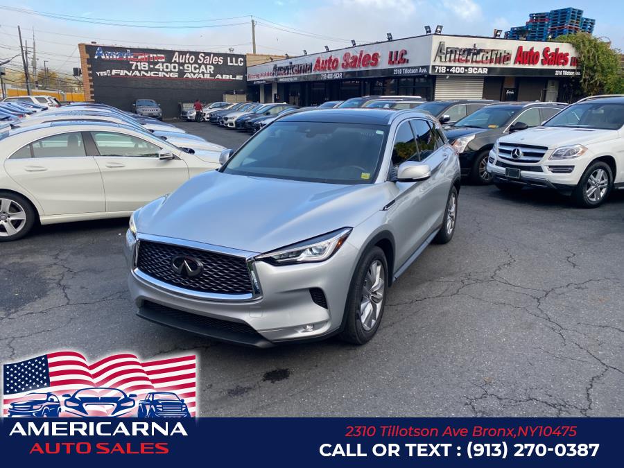 Used INFINITI QX50 ESSENTIAL FWD 2019 | Americarna Auto Sales LLC. Bronx, New York Used INFINITI QX50 ESSENTIAL FWD 2019 | Americarna Auto Sales LLC. Bronx, New York