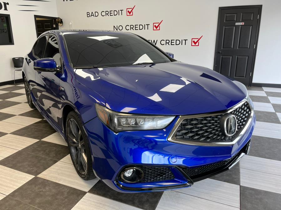 2018 Acura TLX 3.5L SH-AWD w/A-SPEC Pkg Red Leather, available for sale in Hartford, Connecticut | Franklin Motors Auto Sales LLC. Hartford, Connecticut