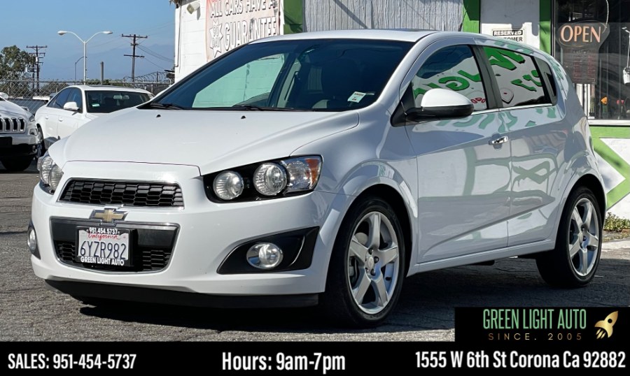 2013 Chevrolet Sonic 5dr HB Auto LTZ, available for sale in Corona, California | Green Light Auto. Corona, California 2013 Chevrolet Sonic 5dr HB Auto LTZ, available for sale in Corona, California | Green Light Auto. Corona, California