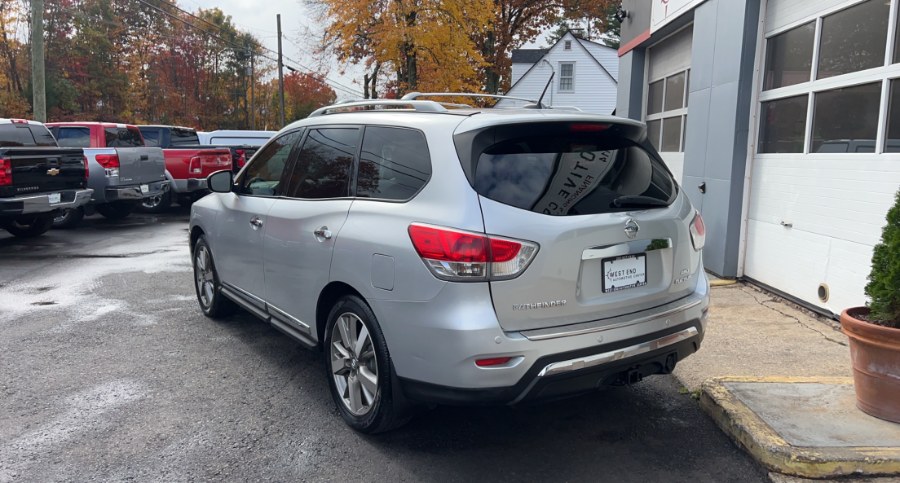 2015 Nissan Pathfinder 4WD Platinum, available for sale in Waterbury, Connecticut | West End Automotive Center. Waterbury, Connecticut 2015 Nissan Pathfinder 4WD Platinum, available for sale in Waterbury, Connecticut | West End Automotive Center. Waterbury, Connecticut