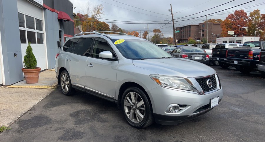 2015 Nissan Pathfinder 4WD Platinum, available for sale in Waterbury, Connecticut | West End Automotive Center. Waterbury, Connecticut 2015 Nissan Pathfinder 4WD Platinum, available for sale in Waterbury, Connecticut | West End Automotive Center. Waterbury, Connecticut