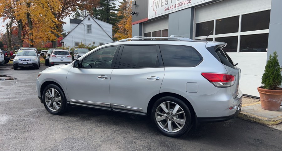 2015 Nissan Pathfinder 4WD Platinum, available for sale in Waterbury, Connecticut | West End Automotive Center. Waterbury, Connecticut 2015 Nissan Pathfinder 4WD Platinum, available for sale in Waterbury, Connecticut | West End Automotive Center. Waterbury, Connecticut