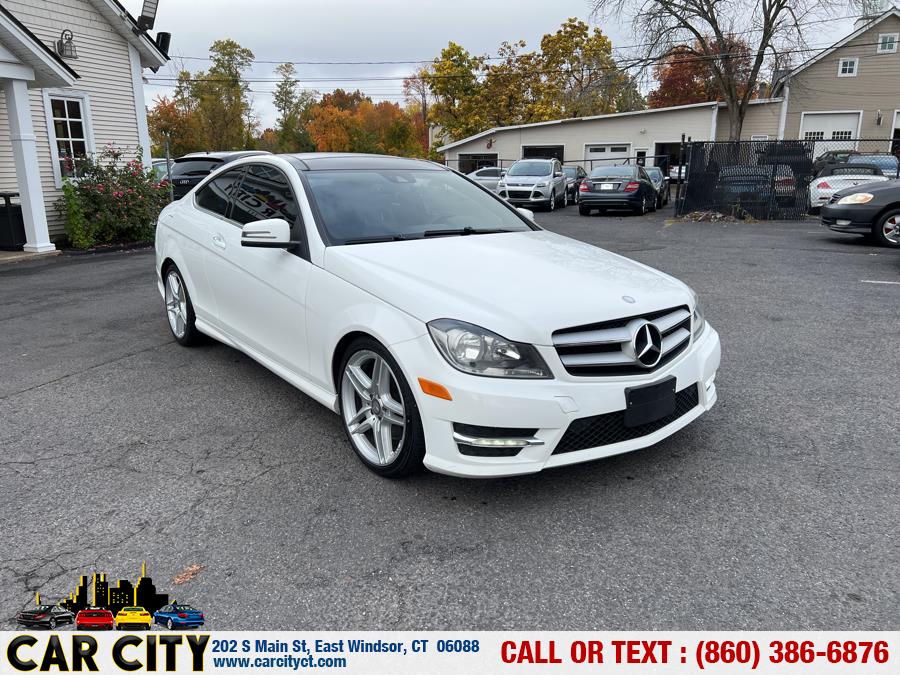 2013 Mercedes-Benz C-Class 2dr Cpe C350 4MATIC, available for sale in East Windsor, Connecticut | Car City LLC. East Windsor, Connecticut 2013 Mercedes-Benz C-Class 2dr Cpe C350 4MATIC, available for sale in East Windsor, Connecticut | Car City LLC. East Windsor, Connecticut