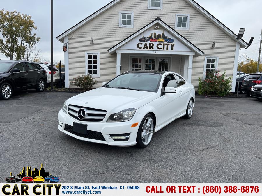 2013 Mercedes-Benz C-Class 2dr Cpe C350 4MATIC, available for sale in East Windsor, Connecticut | Car City LLC. East Windsor, Connecticut