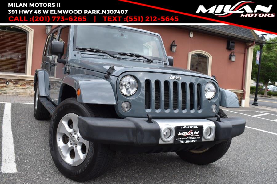 2015 Jeep Wrangler Unlimited 4WD 4dr Sahara, available for sale in Little Ferry , New Jersey | Milan Motors. Little Ferry , New Jersey