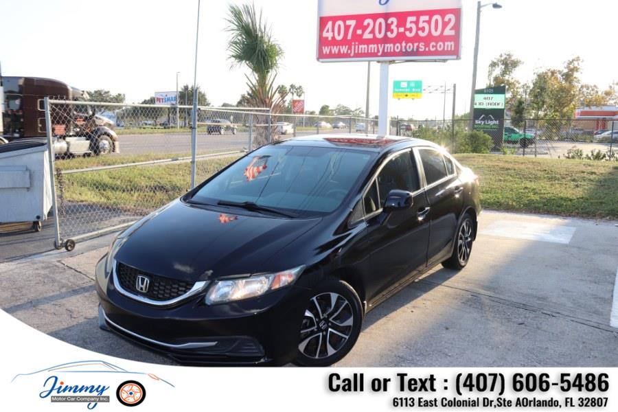 2013 Honda Civic Sdn 4dr Auto EX, available for sale in Orlando, Florida | Jimmy Motor Car Company Inc. Orlando, Florida