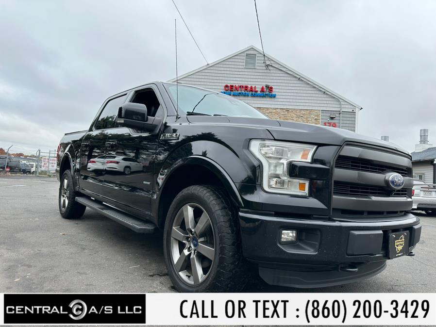 2016 Ford F-150 4WD SuperCrew 145" Lariat, available for sale in East Windsor, Connecticut | Central A/S LLC. East Windsor, Connecticut