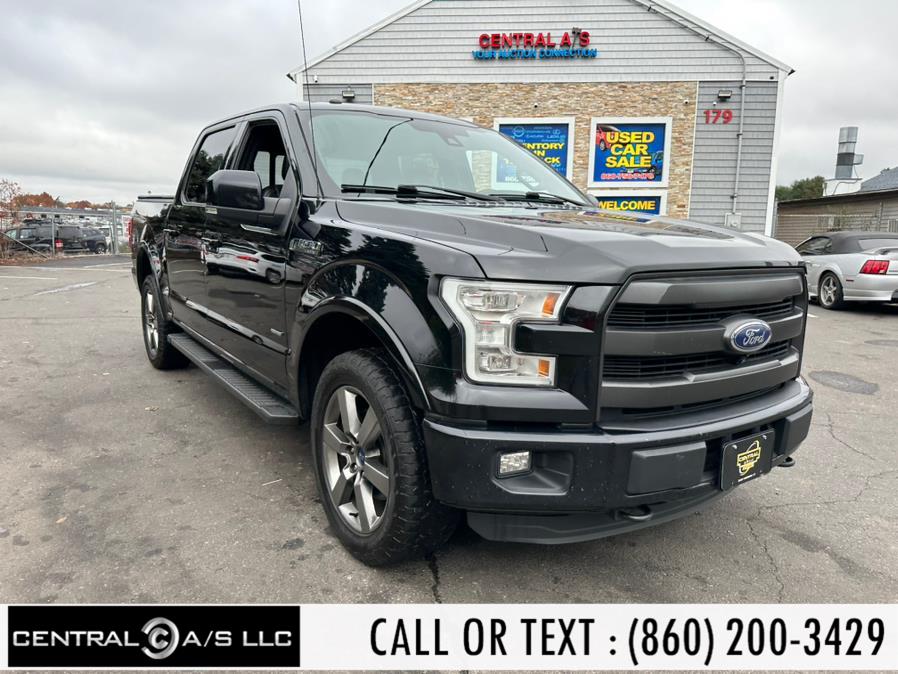 Used Ford F-150 4WD SuperCrew 145" Lariat 2016 | Central A/S LLC. East Windsor, Connecticut Used Ford F-150 4WD SuperCrew 145" Lariat 2016 | Central A/S LLC. East Windsor, Connecticut