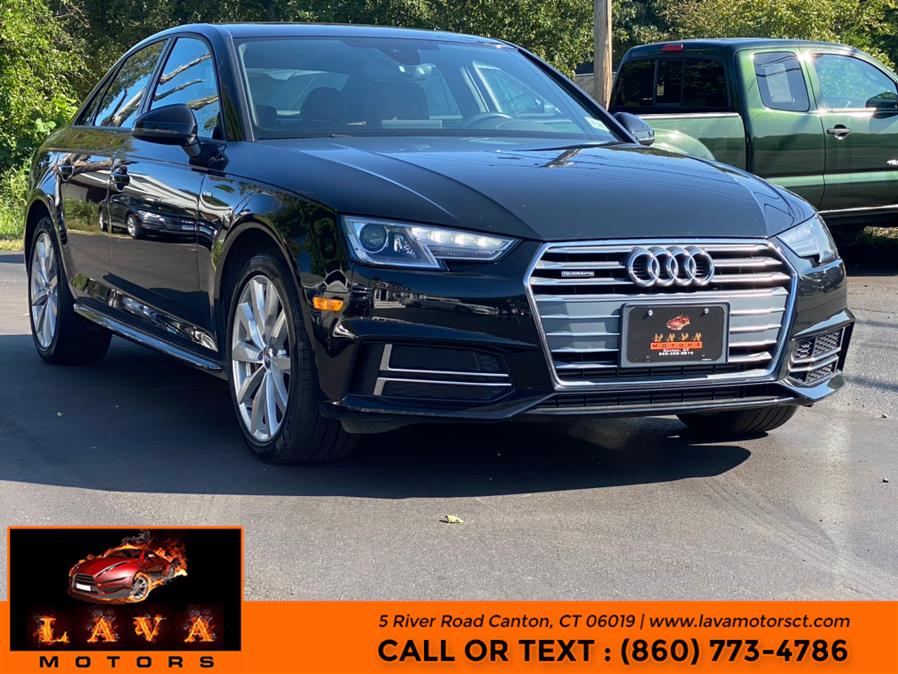 Used Audi A4 2.0 TFSI Tech Premium S Tronic quattro AWD 2018 | Lava Motors. Canton, Connecticut Used Audi A4 2.0 TFSI Tech Premium S Tronic quattro AWD 2018 | Lava Motors. Canton, Connecticut