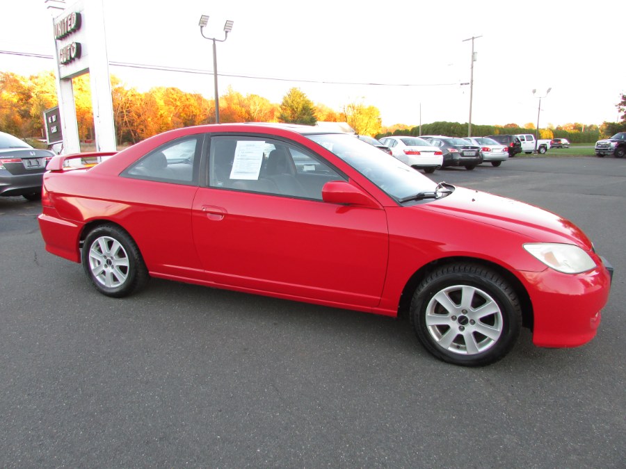 2004 Honda Civic 2dr Cpe EX Auto w/Side Airbags, available for sale in East Windsor, Connecticut | United Auto Sales of E Windsor, Inc. East Windsor, Connecticut 2004 Honda Civic 2dr Cpe EX Auto w/Side Airbags, available for sale in East Windsor, Connecticut | United Auto Sales of E Windsor, Inc. East Windsor, Connecticut
