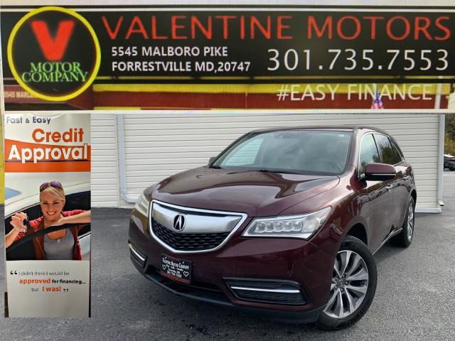 2015 Acura Mdx Tech Pkg, available for sale in Forestville, Maryland | Valentine Motor Company. Forestville, Maryland