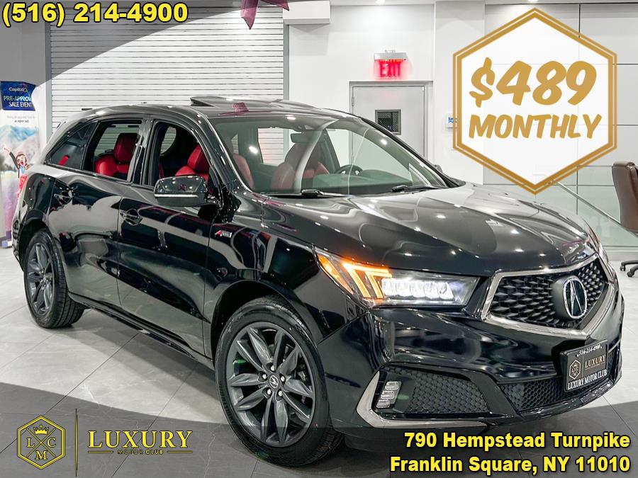 2019 Acura MDX SH-AWD w/Technology/A-Spec Pkg, available for sale in Franklin Square, New York | Luxury Motor Club. Franklin Square, New York