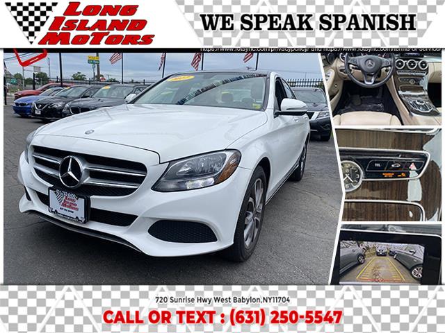 2017 Mercedes-Benz C-Class C 300 4MATIC Sedan with Sport Pkg, available for sale in West Babylon, New York | Long Island Motors. West Babylon, New York