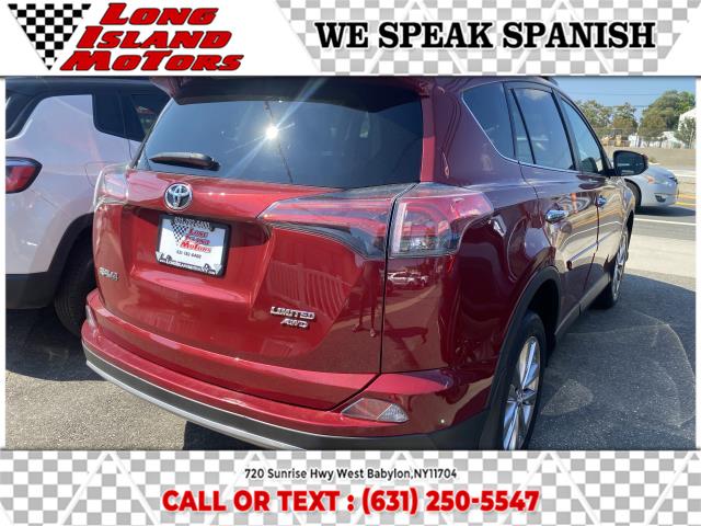 2018 Toyota RAV4 Limited AWD (Natl), available for sale in West Babylon, New York | Long Island Motors. West Babylon, New York 2018 Toyota RAV4 Limited AWD (Natl), available for sale in West Babylon, New York | Long Island Motors. West Babylon, New York