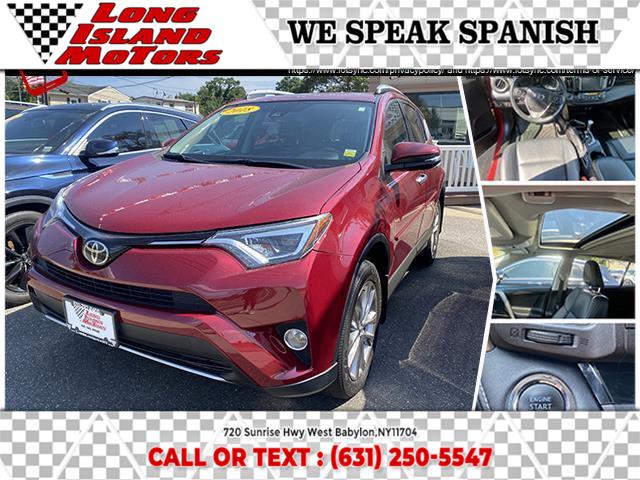 2018 Toyota RAV4 Limited AWD (Natl), available for sale in West Babylon, New York | Long Island Motors. West Babylon, New York