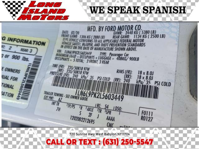 2020 Lincoln Continental Standard FWD, available for sale in West Babylon, New York | Long Island Motors. West Babylon, New York 2020 Lincoln Continental Standard FWD, available for sale in West Babylon, New York | Long Island Motors. West Babylon, New York